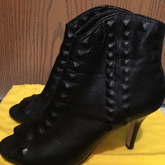 Bootie peep toe sandals butter soft leather - Picture 2 of 5